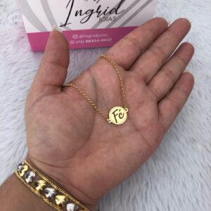 Pulseira Semijoia Fé