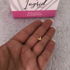 Piercing Semijoia Borboleta Lisa