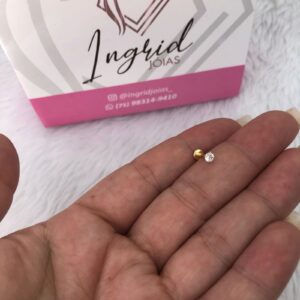 Piercing Semijoia Ponto De Luz