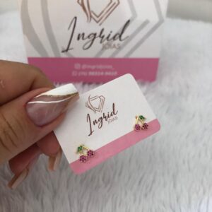 Brinco Semijoia Cereja