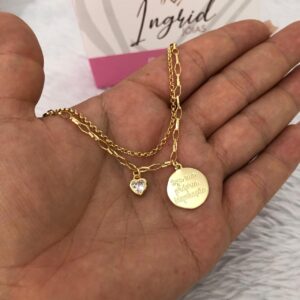 Pulseira Semijoia "Seja sua própria inspiração"