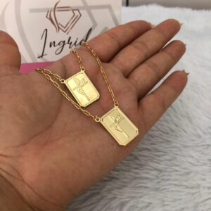 Escapulário Semijoia FÉ