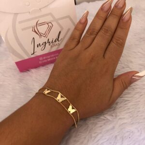 Pulseira Semijoia Borboletas