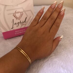 Bracelete Semijoia Duplo