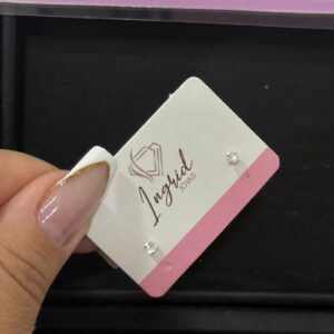 Brinco Semijoia Pedrinha