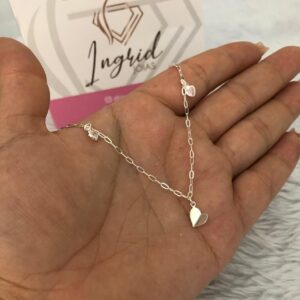 Colar Semijoia Corações