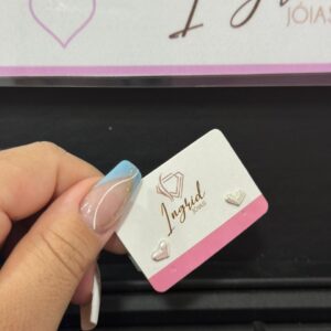 Brinco Semijoia Coraçãozinho Liso