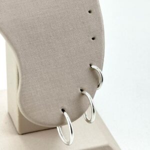 Argola Semijoia Trio Redondo