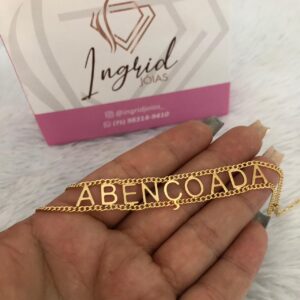 Pulseira Semijoia Abençoada