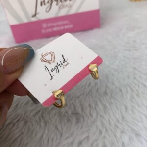 Argola Semijoia Coraçãozinho