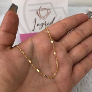 Tornozeleira Semijoia Coraçõeszinhos