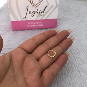 Piercing Semijoia Bolinhas Hélix/Daith