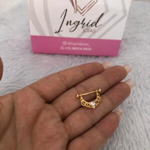 Piercing Semijoia Pedrinha Para (MAMILO)