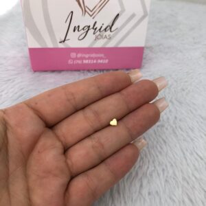 Piercing Semijoia Coraçãozinho Liso