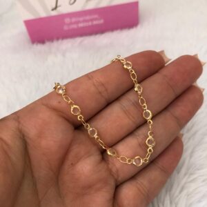 Pulseira Semijoia Pedrinhas