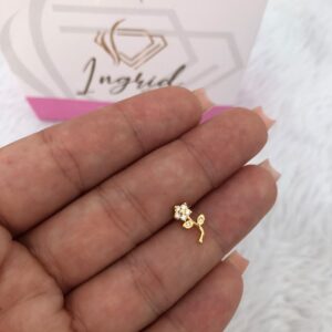 Piercing Semijoia Florzinha