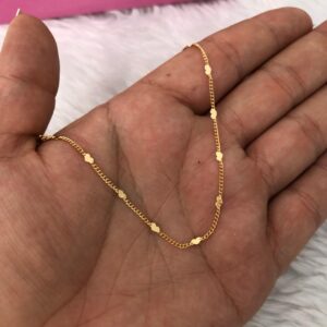 Choker Semijoia Coraçõeszinhos