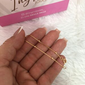 Pulseira Semijoia Bolinhas Infantil